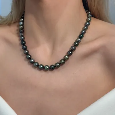 Tahitian Pearl Necklace (8.3 - 9.9 mm)
