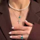 Antonia 0.54 ct Emerald Necklace