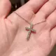 1.10 ct Diamond Cross Necklace