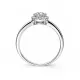 Chantal 0.54 ct Halo Diamond Engagement Ring