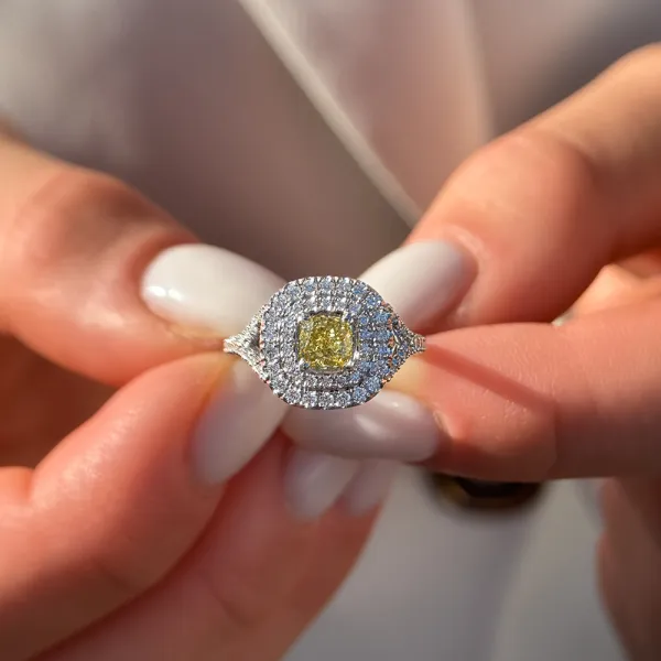 Dolora 1.10 ct Halo Diamond Engagement Ring