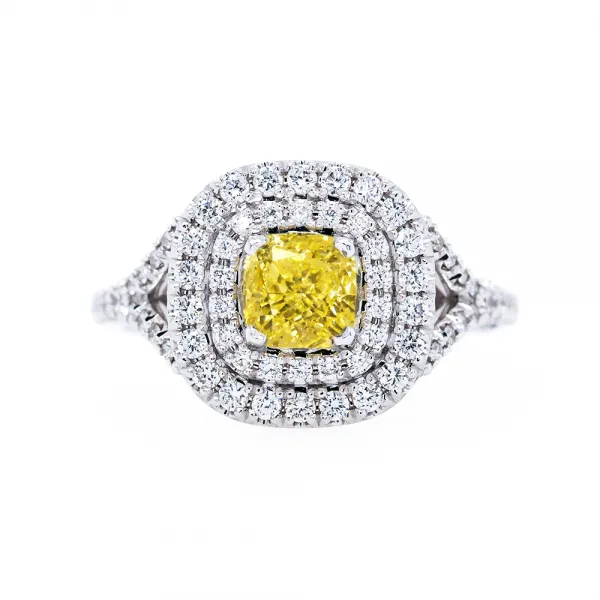 Dolora 1.10 ct Halo Diamond Engagement Ring