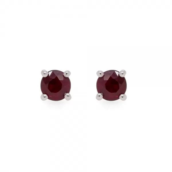 Klasika 0.62 ct Ruby Earrings