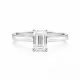 1.02 ct Emerald Cut Diamond Engagement Ring