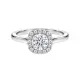 Kera 0.48 ct Halo Diamond Engagement Ring