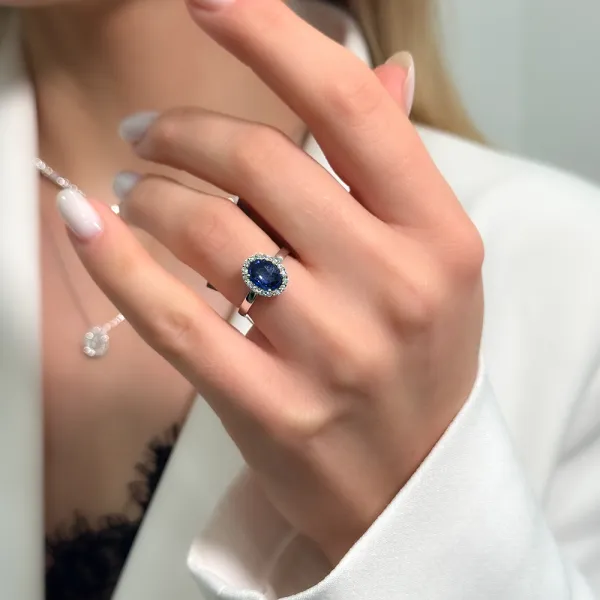 Mirela 1.17 ct Natural Sapphire Ring