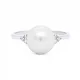 Nimfa Natural Pearl and Diamond Ring