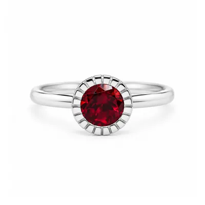 Teodora 0.90 ct Garnet Ring