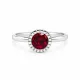Teodora 0.90 ct Garnet Ring