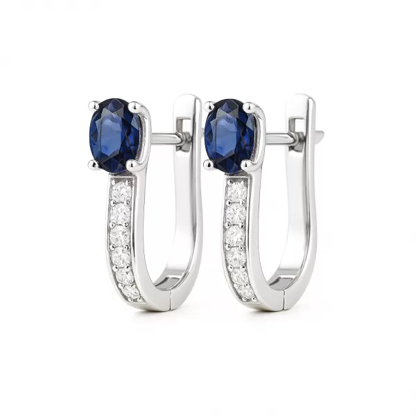 Denisa 0.90 ct Sapphire Earrings