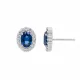 Di 1.60 ct Sapphire Earrings