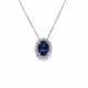 Di 0.95 ct Sapphire Necklace