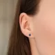 Klasika 0.20 ct Sapphire Earrings