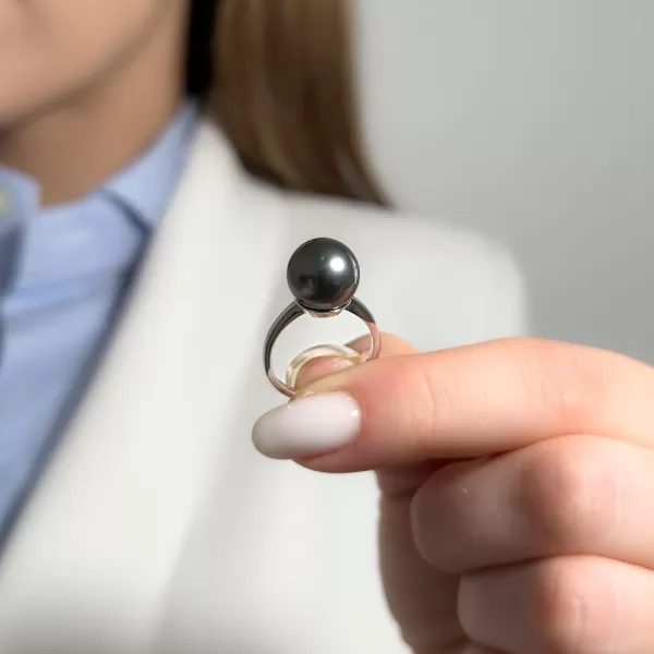 Tahitian Pearl Ring (11 mm)
