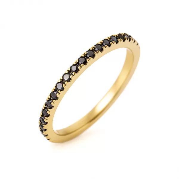 Kate 0.20 ct Black Diamonds Ring