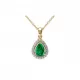Antonia 1.14 ct Emerald Necklace