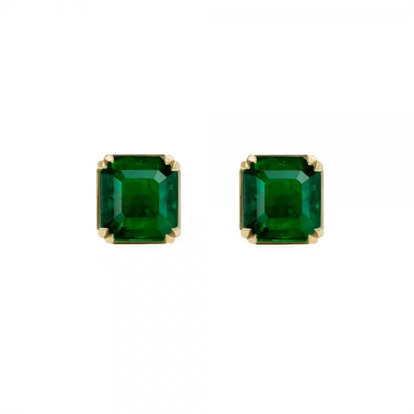 Angel 3.23 ct Emerald Earrings