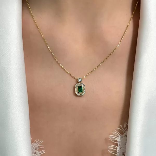 Denver 0.52 ct Emerald Necklace