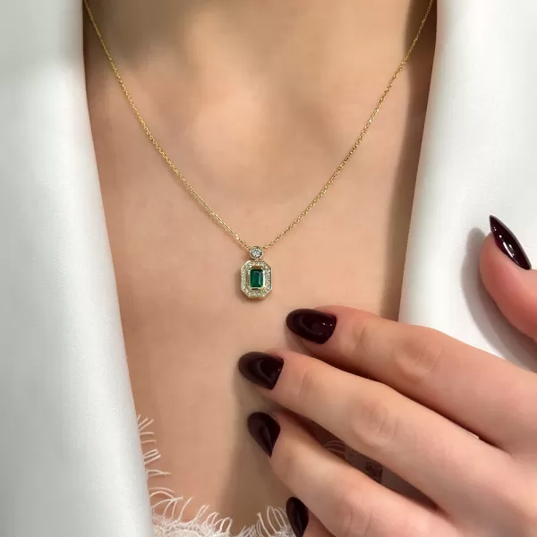 Denver 0.52 ct Emerald Necklace