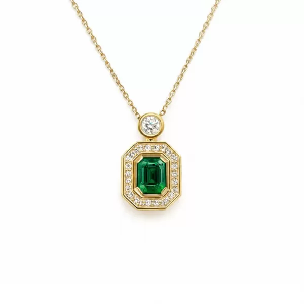 Denver 0.52 ct Emerald Necklace