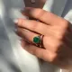 Bastion 3.81 ct Emerald Ring