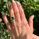 Bastion 3.81 ct Emerald Ring