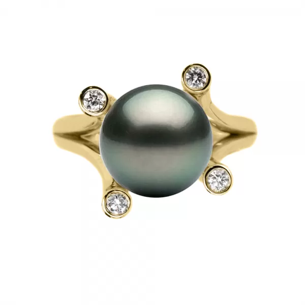 Phantom Tahitian Pearl Ring