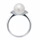 Nimfa Natural Pearl and Diamond Ring